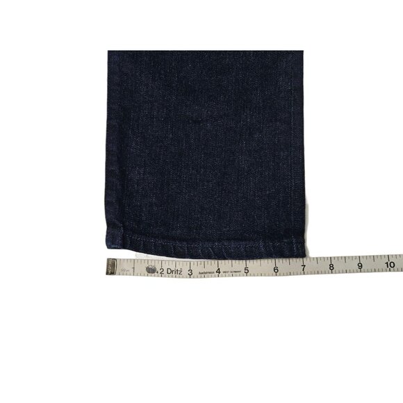 Flint And Tinder Straight Fit Tapered Jeans Mens 32x32.5 Dark Wash Denim Stretch - Picture 14 of 15